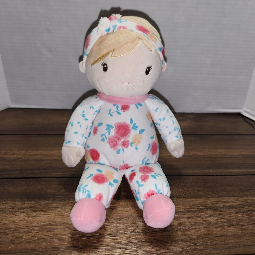 Douglas Baby Vera PLumpie Floral Doll 13" Tall